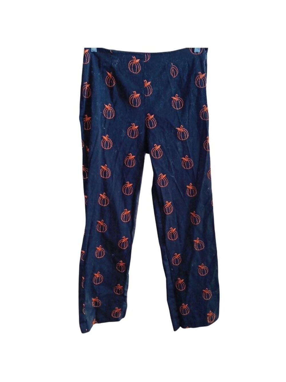 8 28x29 Black Pants Halloween Pumpkin Vintage Donny Brook With Embroidery